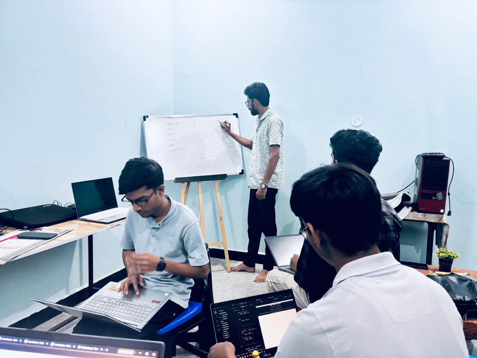 The Code Munk classroom